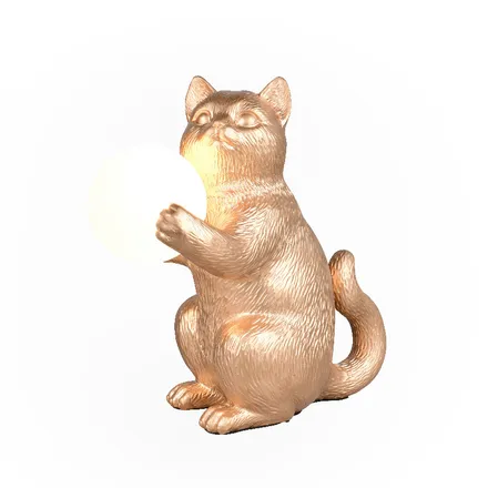 Lauavalgusti Kass kuldne