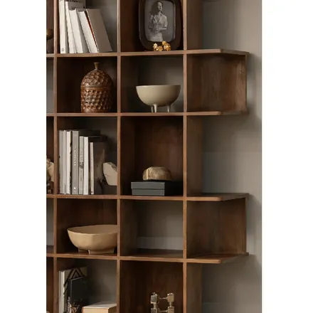 WOOOD raamaturiiul Sinne H180 pähkel