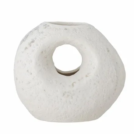 Bloomingville vaas Caia H9.5 valge