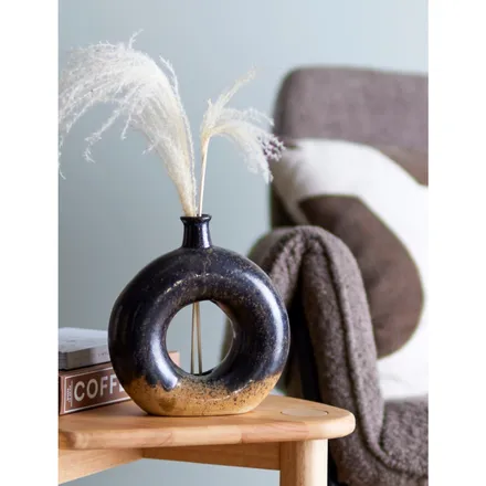 Bloomingville dekoratiivne vaas Baldvin H19.5 pruun