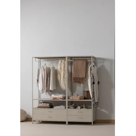 WOOOD avatud riidekapp Ferris 100 sand