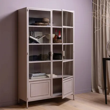 WOOOD vitriinkapp Ronja XL 2u vanaroosa