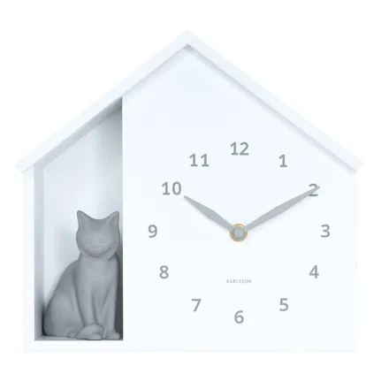 Seinakell Karlsson Sitting Cat valge