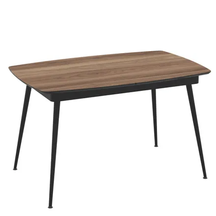 Pikendatav söögilaud Yense 80x125/165 pruun/must