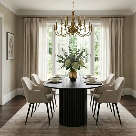 Söögilaud Oscar 100x200 must