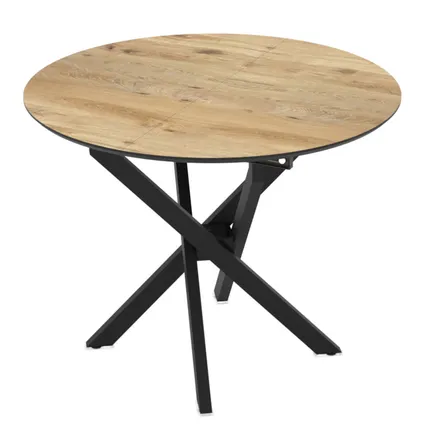 Pikendatav söögilaud Ruta 95x95/125 pruun/must