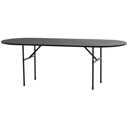 WOOOD söögilaud Arthur 90x220 must