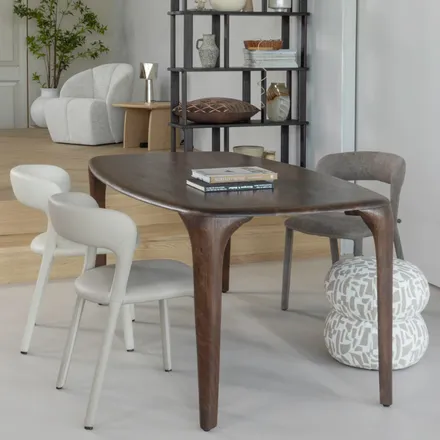 WOOOD söögilaud Fiore 95x190 pähkel