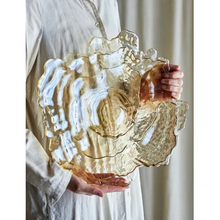 Bloomingville klaaskauss Asimi D38.5 helepruun