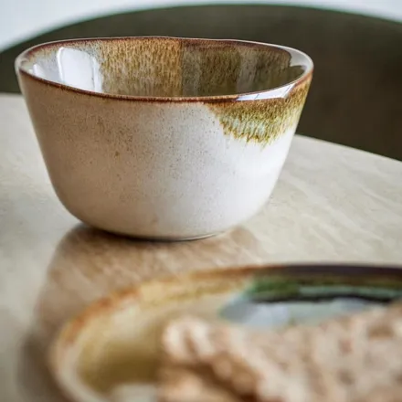 Bloomingville kauss Jules D15.5 roheline/beež