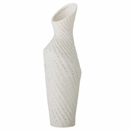 Bloomingville dekoratiivne vaas Fika H29 valge