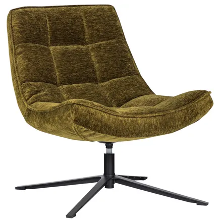 WOOOD pöörlev tugitool Maudi roheline