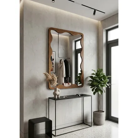 Peegel Wavy 60x90 pruun