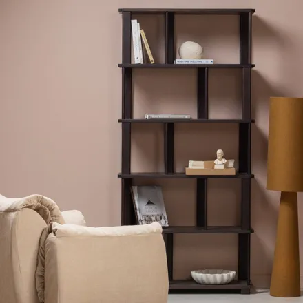 WOOOD raamaturiiul Riss pruun