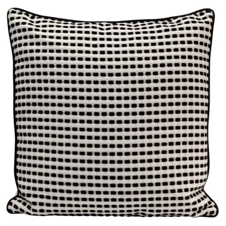 Dekoratiivpadi Jacky 45x45 must/valge