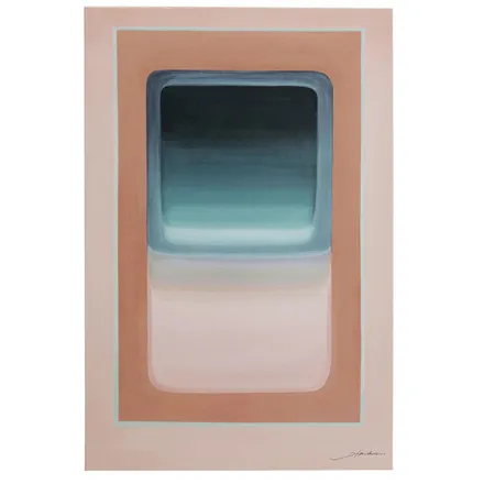 Seinapilt Tendency 150x100 roosa/sinine