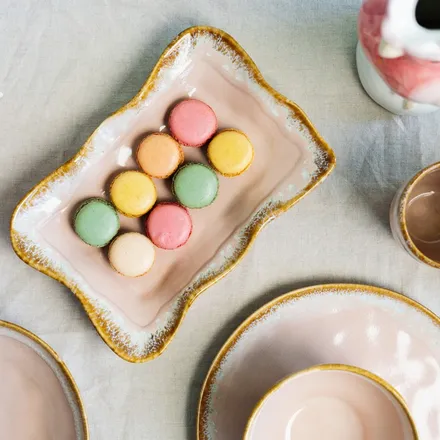 Serveerimisvaagen Nala heleroosa