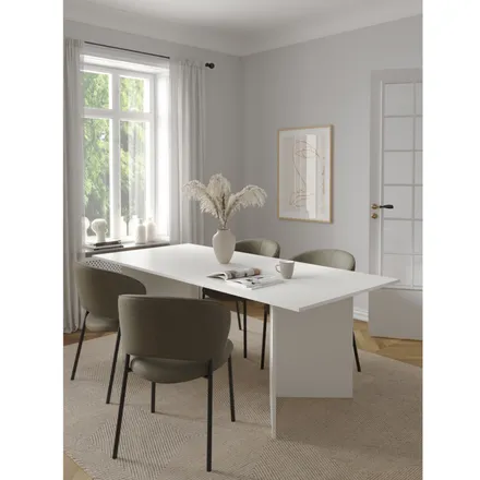 Söögilaud Family 90x200 valge