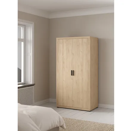 Riidekapp Mira 2u hickory