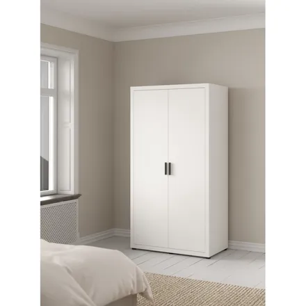 Riidekapp Mira 2u valge