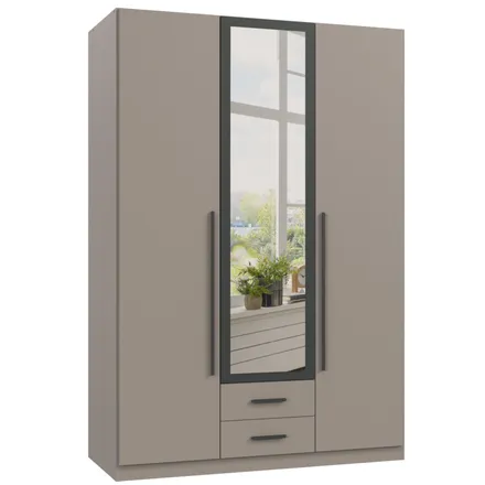 Riidekapp+peegel Marburg 2u2s sahara/grafiit