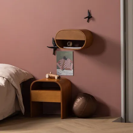 WOOOD abilaud/öökapp Momo pruun