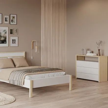 Kummut Heva 3s vicenza tamm/valge