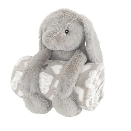 Mänguasi Jänku+pleed 75x100 hall