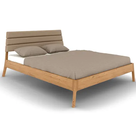 Voodi Rhett-Tw 120x200 õlitatud tamm/kangas