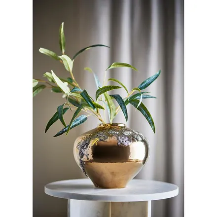 Bloomingville vaas Ellison H21 pronks