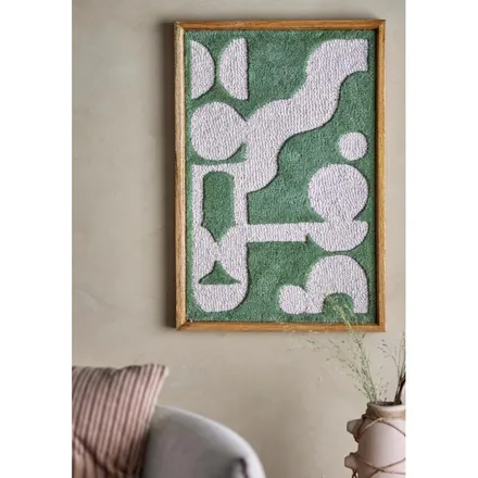 Bloomingville seinapilt Longton 45x65 roheline