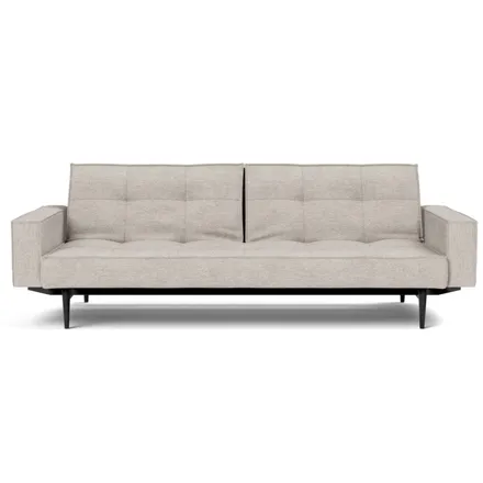 Innovation diivanvoodi Splitback styletto black 115 helebeež