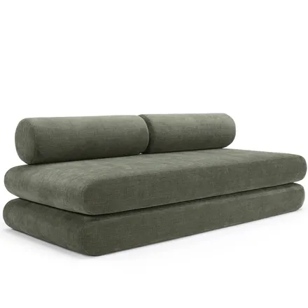 Innovation diivanvoodi Circlus+R padjad roheline