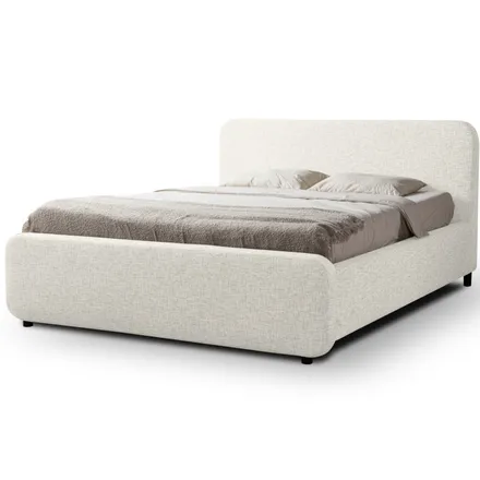 Pesukastiga voodi Hogan 140x200 valge