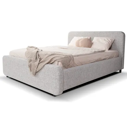 Pesukastiga voodi Hogan 140x200 helehall