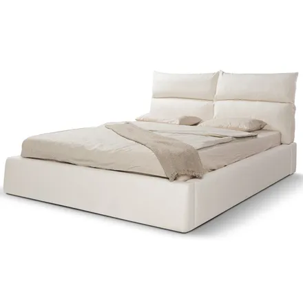 Pesukastiga voodi Malibu 180x200 valge