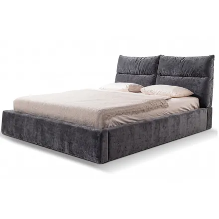 Pesukastiga voodi Malibu 180x200 tumehall