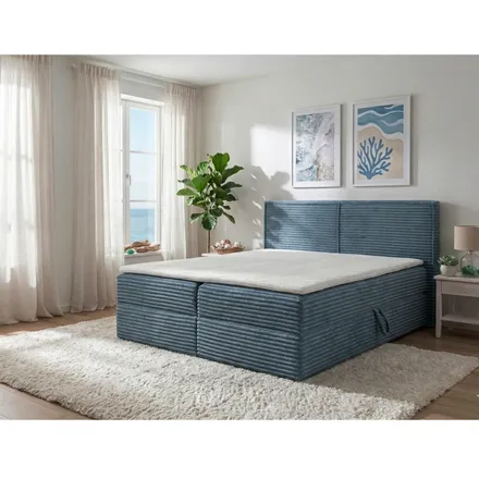 Kontinentaalvoodi Irma 180x200 sinine