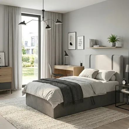 Kontinentaalvoodi Teo 120x200 hall