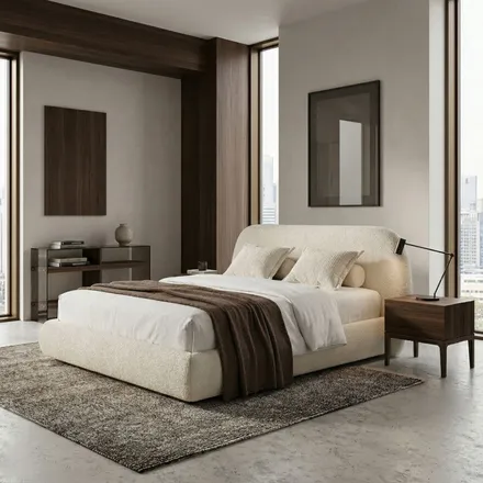 Pesukastiga voodi Cleo 160x200 naturaalvalge