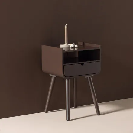 WOOOD öökapp Nils tumepruun