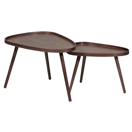 WOOOD abilaud Nissa 2tk pähkel