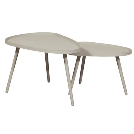 WOOOD abilaud Nissa 2tk beež