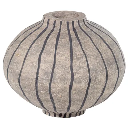 WOOOD dekoratiivne vaas Karo H30 beež/hall