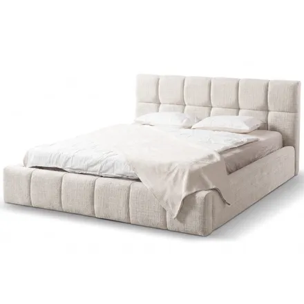 Pesukastiga voodi Dice 160x200 valge