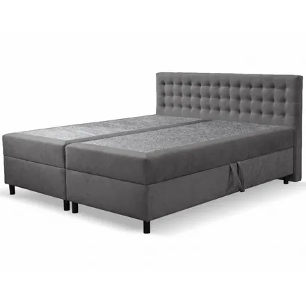 Kontinentaalvoodi Pilar 180x200 tumehall