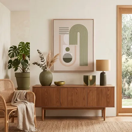 Seinapilt Norman I 40x50 roheline