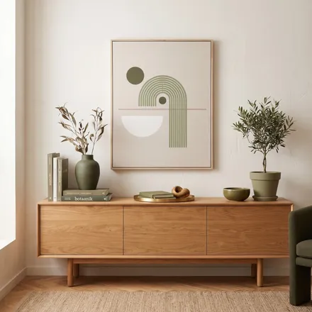 Seinapilt Norman II 40x50 roheline