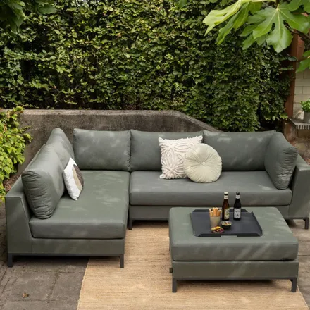 WOOOD nurgadiivan Sicilie In&Out vasak roheline