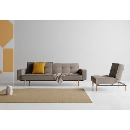 Innovation diivanvoodi käetugedega Styletto Splitback hall